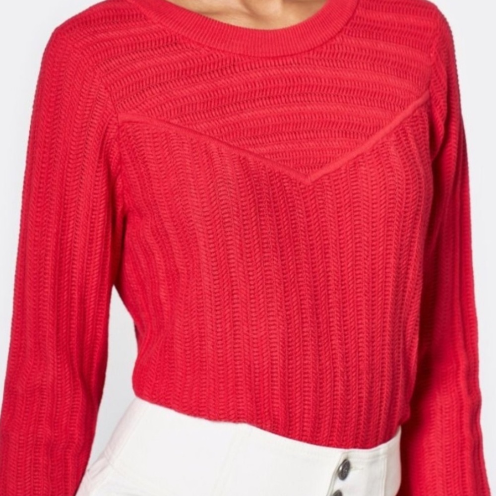 JOIE Scarlotte sweater hibiscus pink -S-NWT!